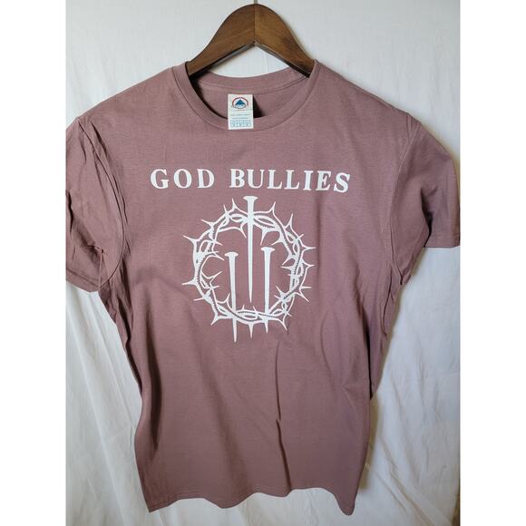 the God bullies band t shirt size medium mauve - Picture 1 of 2